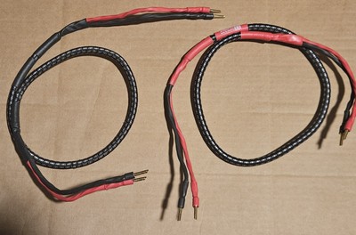 AudioQuest Audio Advisor Speaker Cables Made by Randy- 4 Ft Set