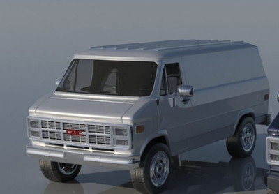 3D Printed Body/Shell 1/24 Vandura Van