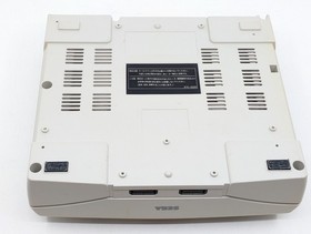 Sega Saturn White HST-3220 NTSC-J Japan Tested w/ FIGHTERS MEGAMIX