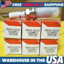 6Pcs OE 90919-01247 Genuine Factory Spark Plugs for ES350  Denso FK20HR1