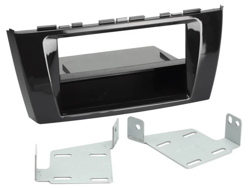 Facade autoradio FA1200RA compatible avec Mitsubishi Space Star - Noir brillant - Photo 1/1