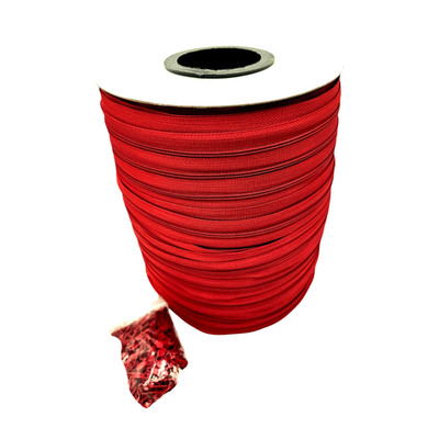 Terracota No3 Nylon Continuous Zip Kette und Auto-Lock Schieber Polster +