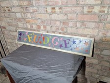 Fab Fairground Painted Sign Fudge Cool Mancave Or Retail Situation Retro Cool