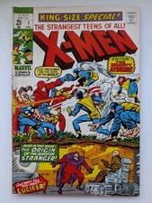 X-Men Annual 1 King Size Special Vs Avengers Glossy High Mid Grade Marvel 1970