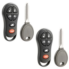 2 For 2001 2002 2003 Chrysler Town and Country Keyless Remote + Key