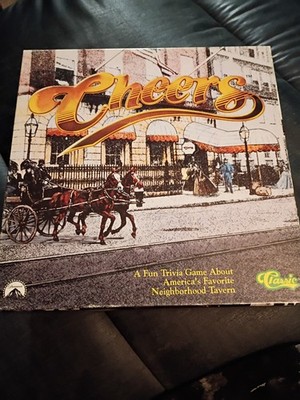 Cheers trivia board game paramount vintage 1992 classic