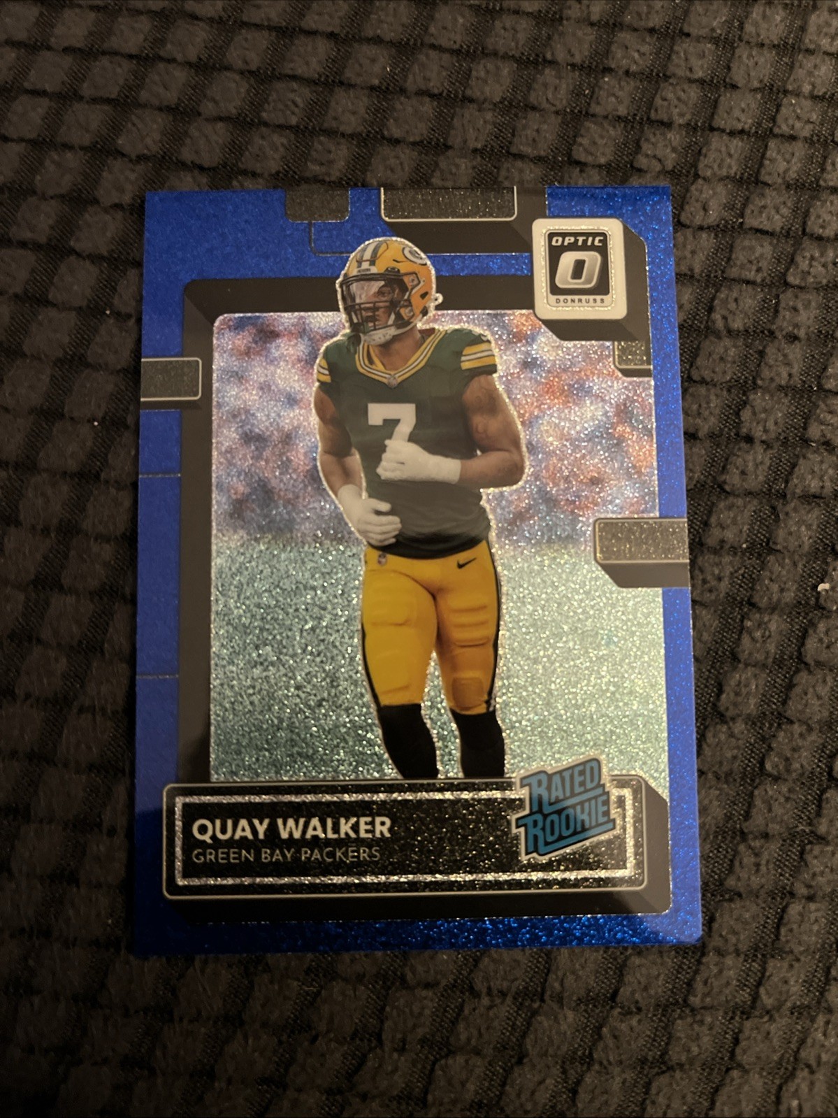Quay Walker Panini Donruss Optic #248 Blue Glitter