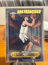 2024-25 Topps Chrome Basketball Quinten Post-#121 RC. San Francisco