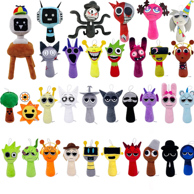 #ad #ad New Sprunki Game Plush Toys 9In Soft Stuffed Cartoon Pillow for Kids as Gift USA $5.81