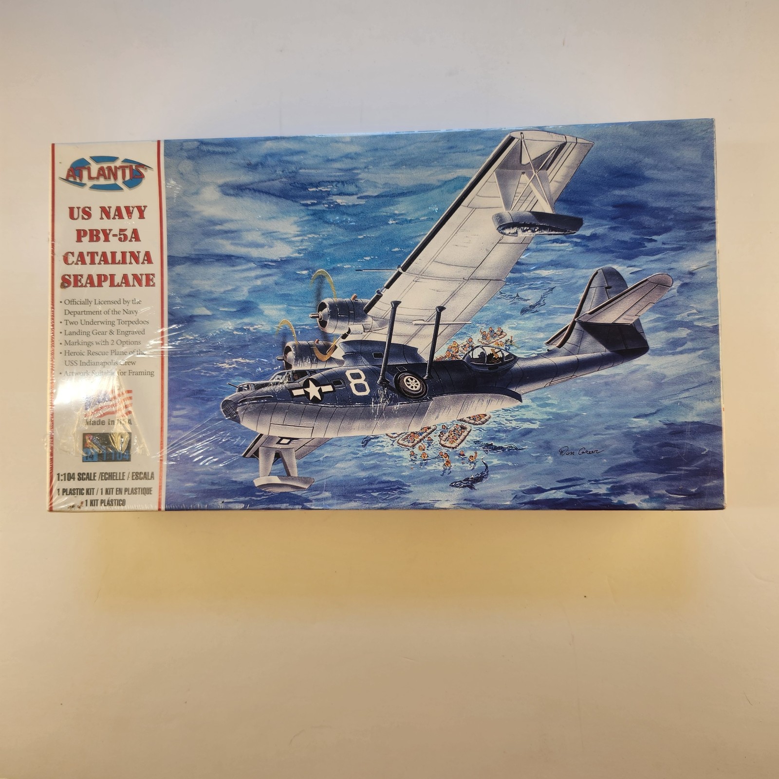 PBY-5A Catalina Seaplane 1/104 Scale Atlantis Sealed Box | eBay