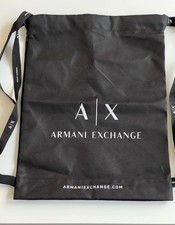 Armani Exchange AX Drawstring Bag Backpack Carry Bag, Nicely used as Photos show