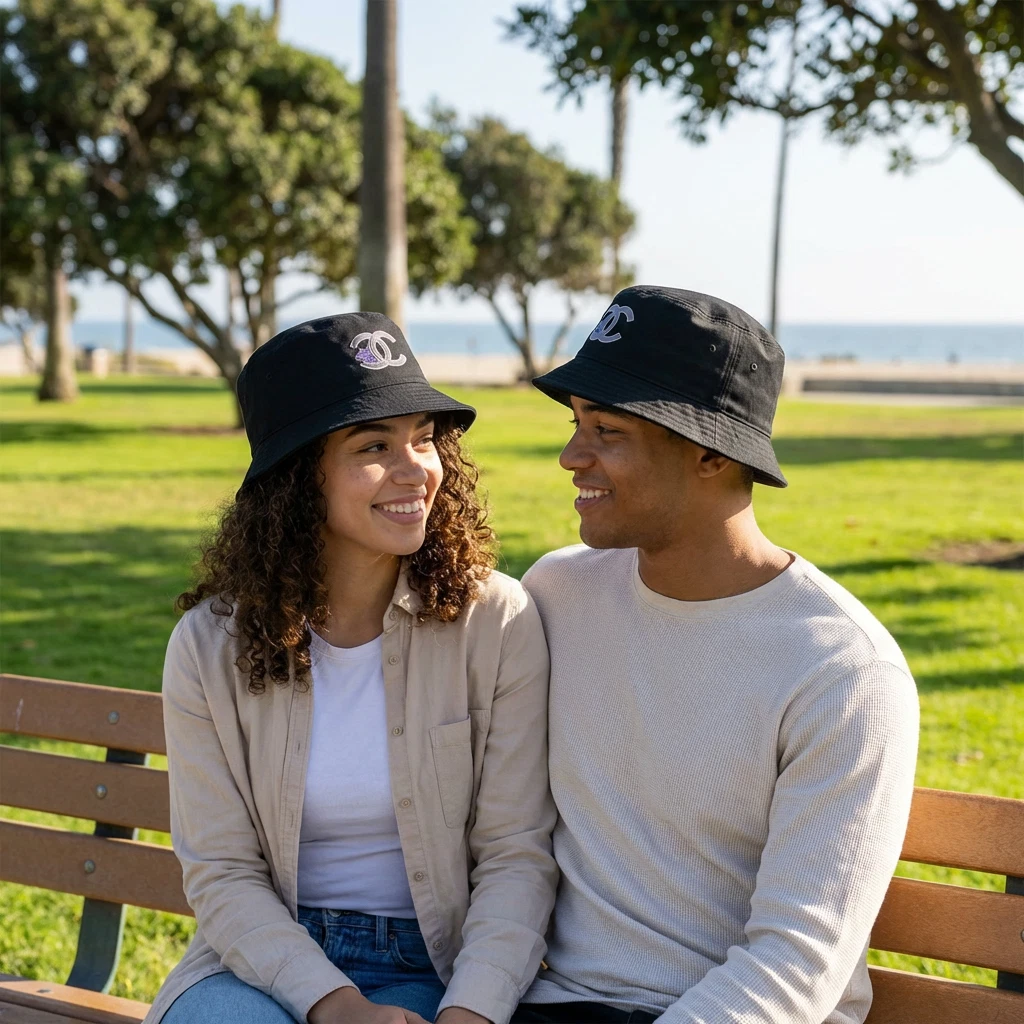 Exclusive limited Edition Bucket Hat, Fashion and functionality protect from Sun