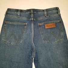 Wrangler Retro Bailey Jeans Womens 31x32 30" Blue HighRise Bootcut Denim Flare