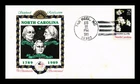 US COVER NORTH CAROLINA STATEHOOD BICENTENNIAL FDC PANDA CACHET HAND CANCEL