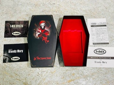 T-Rex Bloody Mary Silver High Gain Bass Boost Distortion Pedal gebraucht
