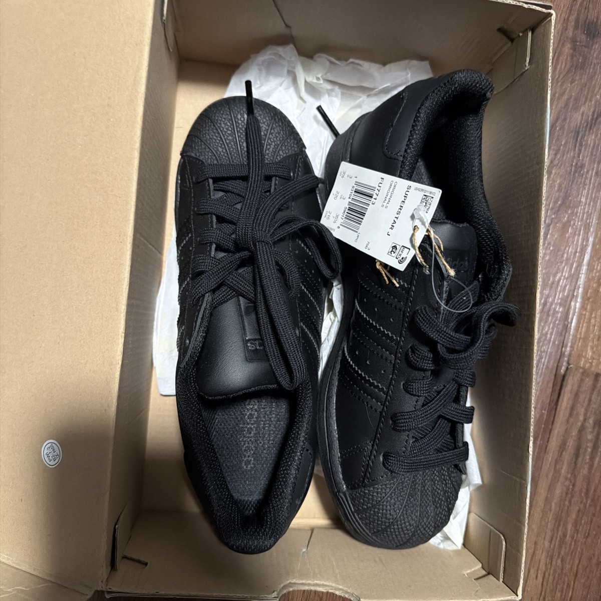 adidas Originals Superstar 2 Core Black JI0081 Men's Size 3.5 | eBay