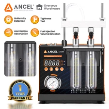 Auto Fuel Injector Cleaner Tester Car Ultrasonic Injector Cleaning Machine Test