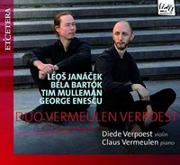 Janacek Bartok Enescu Tim Mulleman Violin Sonatas - CD - K4Z