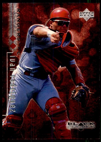 Ivan Rodriguez [Double] #86 1999 Upper Deck Black Diamond card