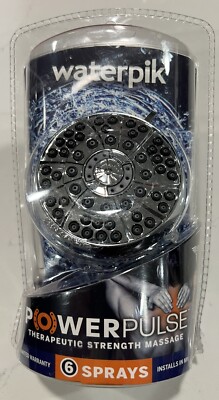 Powerpulse Waterpik PowerPulse Therapeutic Strength Massage 7-Spray Modes Shower ...