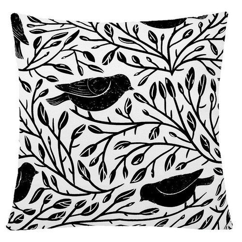 Elegant Bla And White Geometric Cushion Cover For Stylish Home Sofa Decor - Picture 21 of 30
