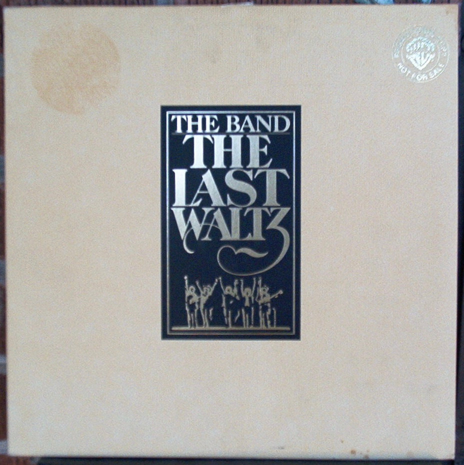 Rare The Band The Last Waltz - Promo - 1978 Warner Brothers - NM Vinyl Insert
