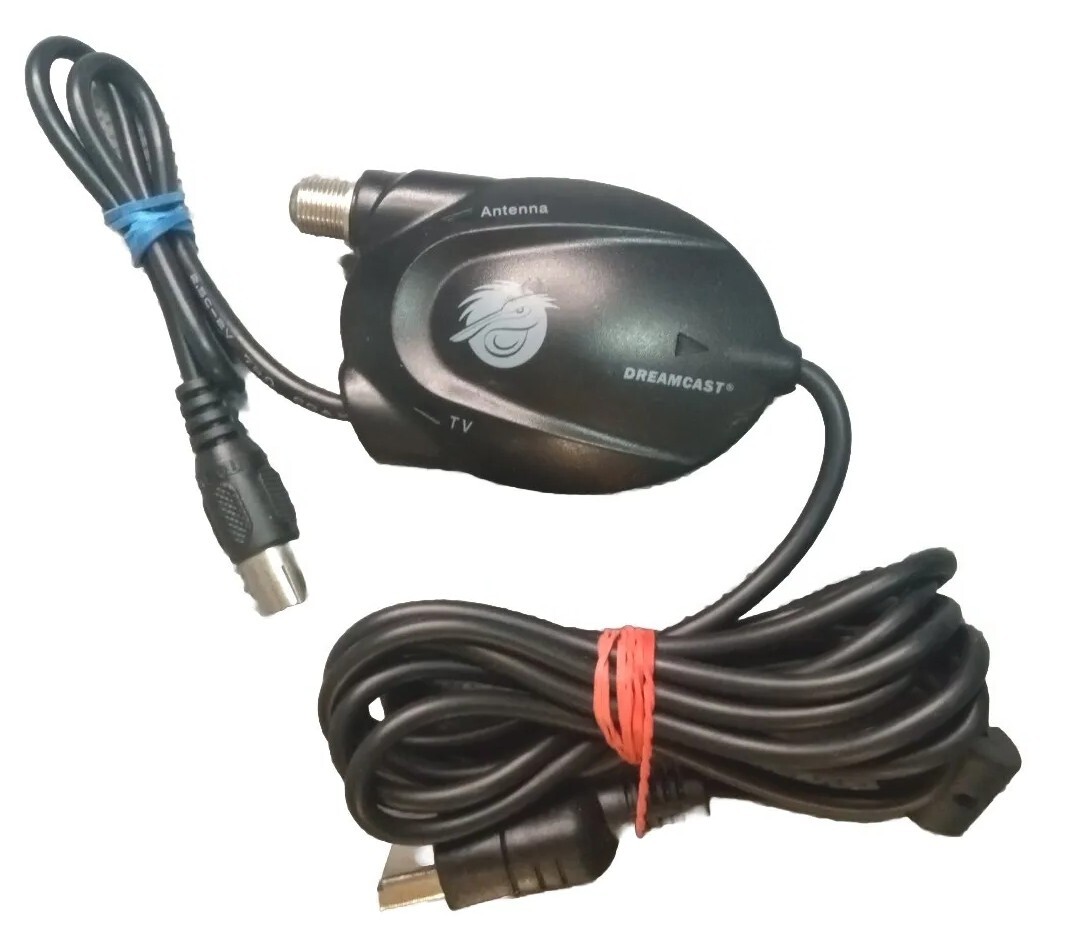 Sega🍥Dreamcast RF-RFU Switch Adapter Antenna Cable Cord⚡ Model HKT-8820 ...