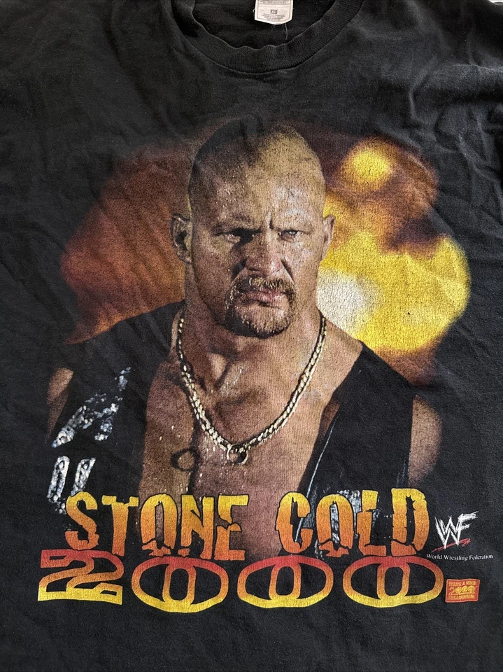 Camiseta De Colección 2000 WWF WWE Stone Cold Steve Austin XL Foto 2 de 4