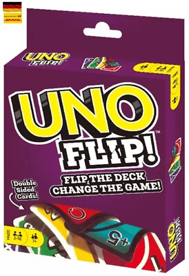 UNO Flip Kartenspiel   Spaß für die ganze Familie (2 10 Spieler)