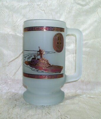 USS Preble (DDG-88) Beer Mug Intrepid Patriot 14 fl. oz. United States Navy USN