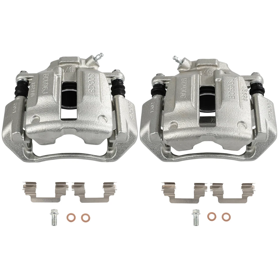 Pinzas de freno delanteras para Mercedes-Benz C240 (AWD) 2003-2005 2 piezas 19B3124 19B3125 Foto 2 de 4