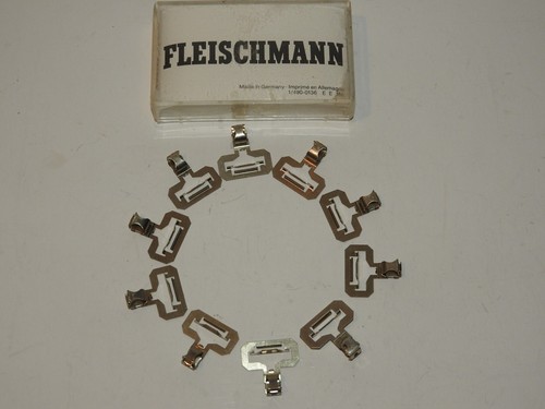 FLEISCHMANN #6431 TERMINAL DE CONEXIÓN ESCALA HO 1 POLO 10 PIEZAS. | Zustand: New