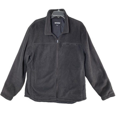 Horny Toad Fleece Jacket Mens L Gray Full Zip Lined Coat | eBay