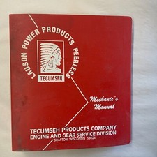 Tecumseh Mechanic’s Manual Vintage 1984 2 & 4 Cycle Engine Lauson Power Products