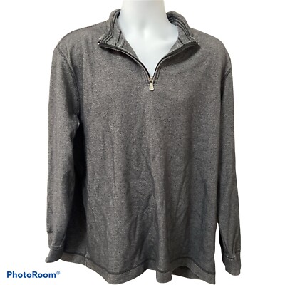 Mens Method Knit Gray Pullover Sz XL
