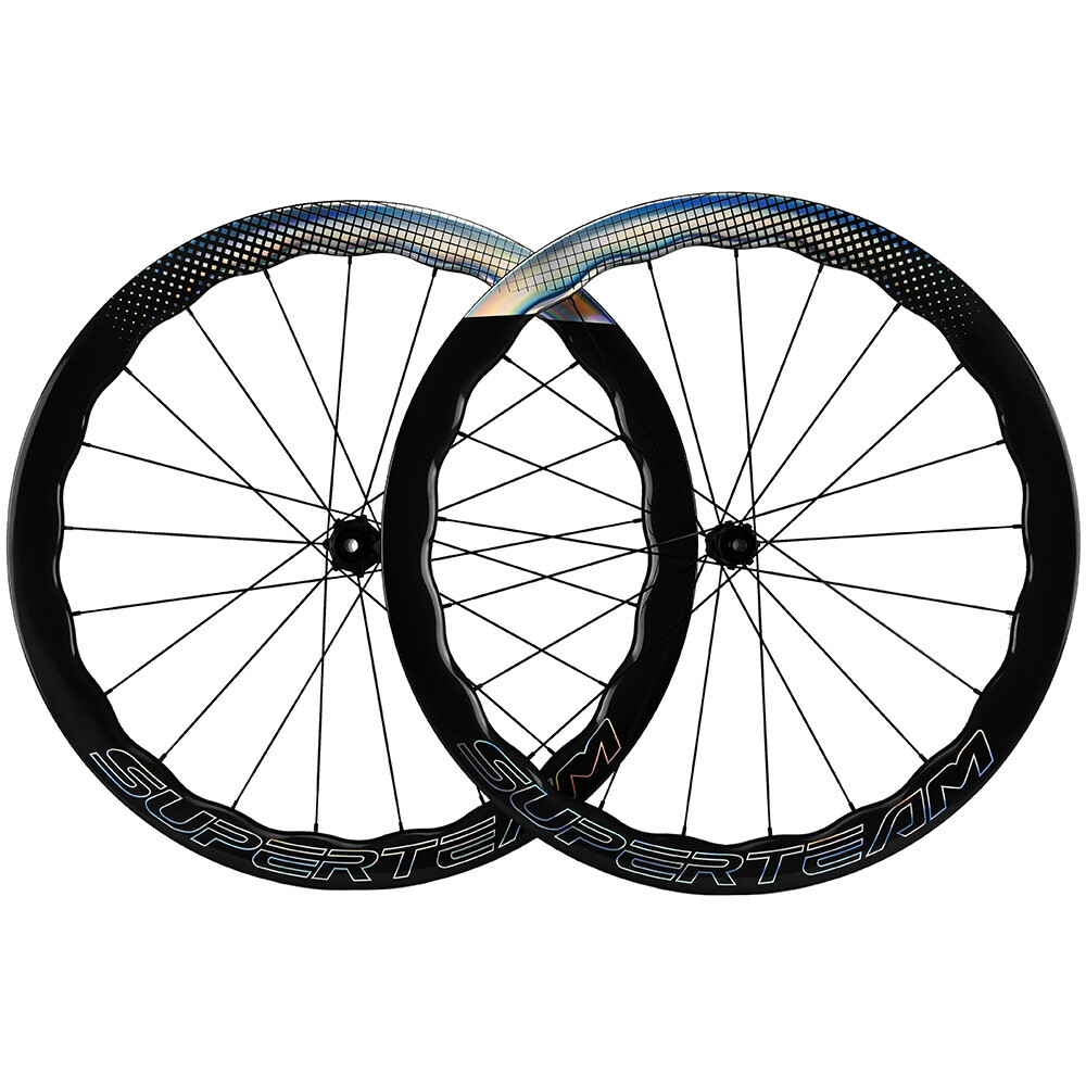SUPERTEAM Road Disc Brake Wheelset 700C Carbon Wheels for CENTER