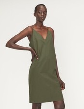Everlane Green Poplin Sleep Dress, Size 6