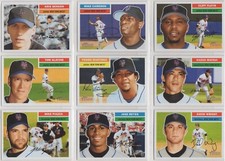 2005 TOPPS HERITAGE New York Mets Team Set w/SPs (17 Cards) - NM/MT