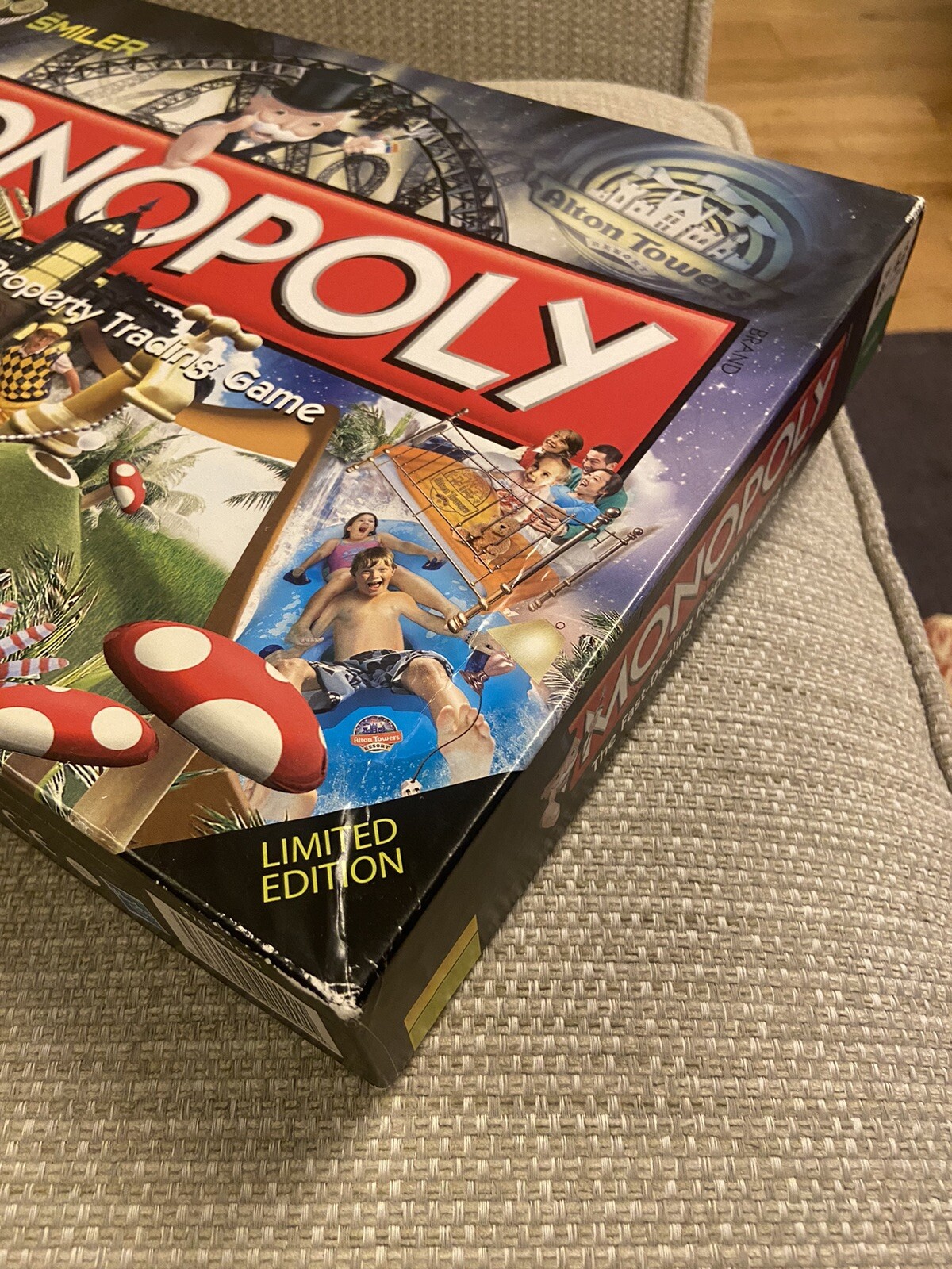 Alton Towers Resort Edition Of Monopoly Checked and Complete Limited