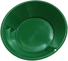 Sluice Fox Gold Pan with Vanishing Riffle Set; batea para oro spiral gold finish