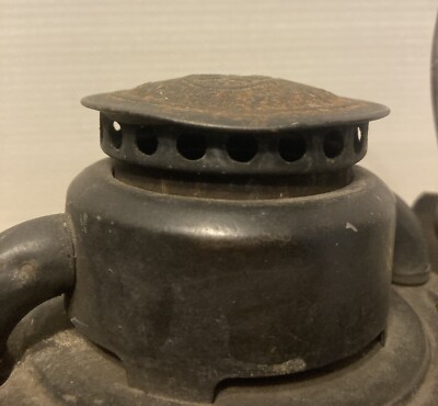 Antique Dietz Vesta Reading Co. Railroad Lantern Red Globe 