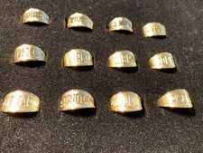 14KT GOLD PLATED ADJUSTABLE ZODIAC RING USA SELLER