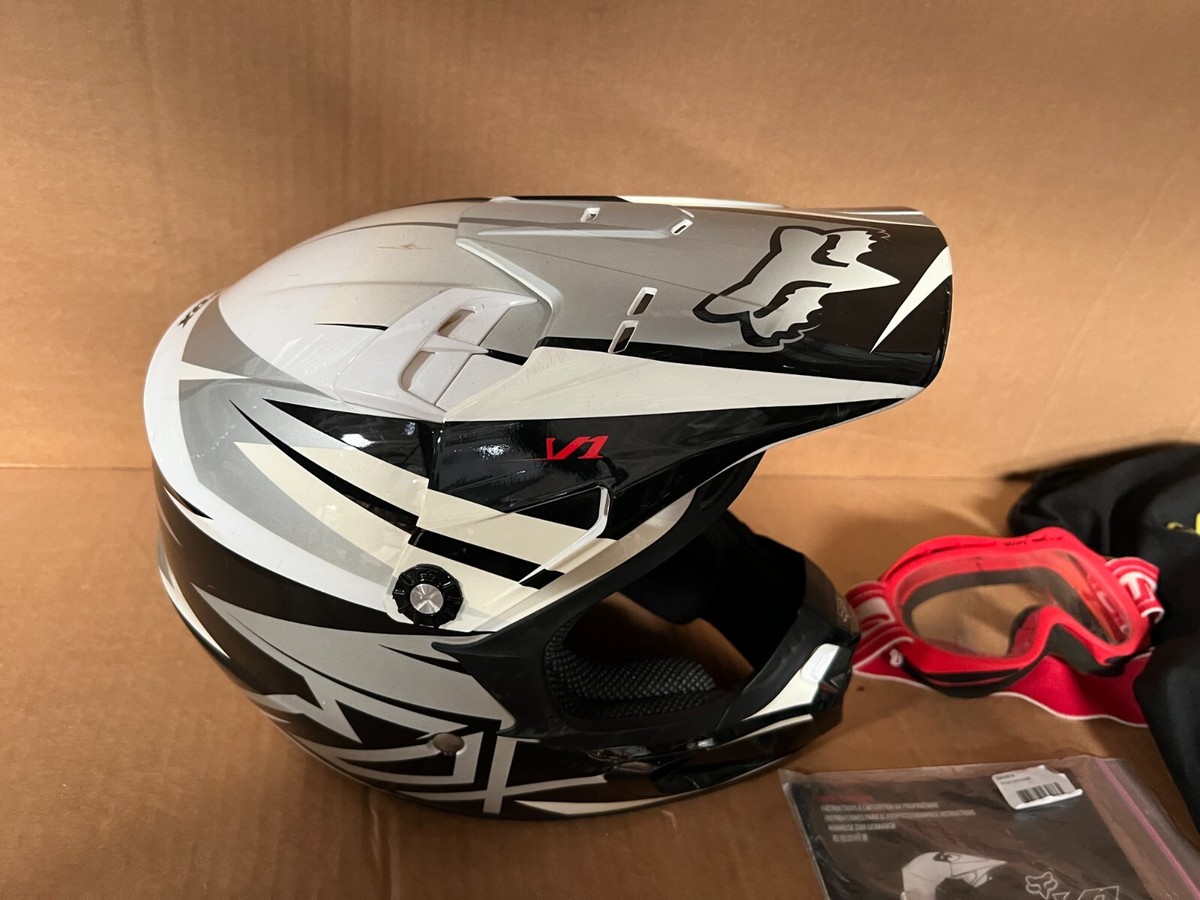 FOX RACING V1 Pilot Jr Motocross Moto Bike Riding Helmet Youth 49