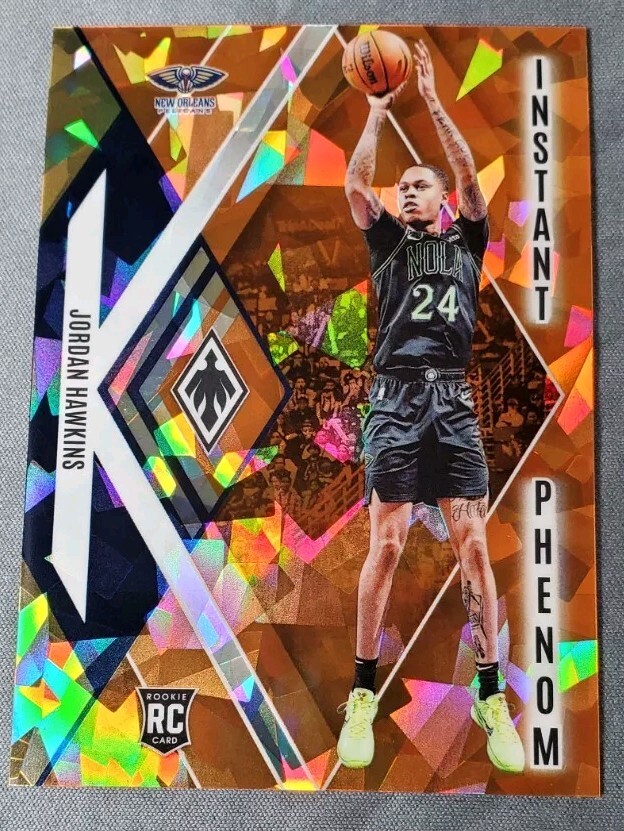 2023-24 Panini Phoenix - Instant Phenom Orange Ice #14 Jordan Hawkins /249 (RC)