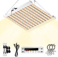 500W Full Spectrum LED Grow Light with Timer Temp Control for Indoor Plants