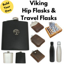 Viking Hip Flasks & Travel Flasks Engraved Gifts