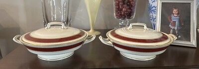 Royal Worcester Belvoir Red Covered Vegetables Rare Beautiful Sold Each Look