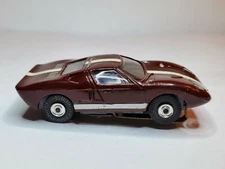 AURORA FORD GT40 FLAMETHROWER HO Slot Car, AURORA CHASSIS,ORIGINAL RIMS & TIRES