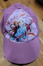 Disney Frozen Girl's Snapback Hat Multicolor Size OS Graphic Logo Elsa Anna EUC