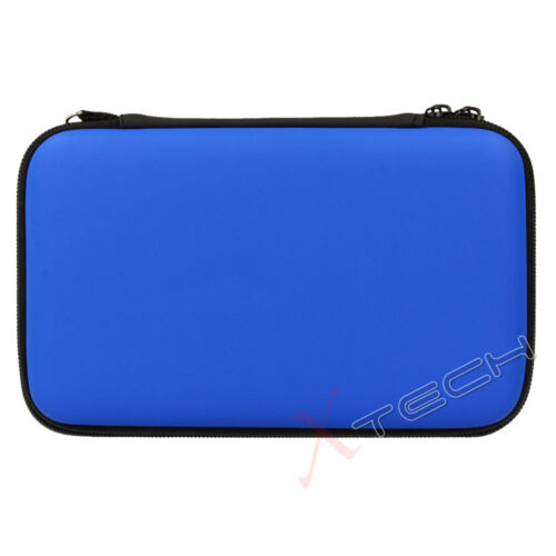 Hard Protective Carry Storage Case Cover With Zip Nintendo 2DS XL + Games - Blue - Picture 2 of 5